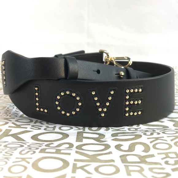 NWT MICHAEL KORS Studded Leather Shoulder Strap - Picture 3 of 7